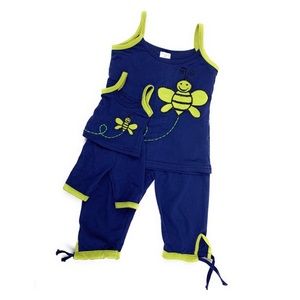 Doll and girls matching outfit